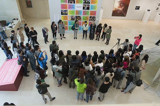 Performance of myths of rape (photo credit: Christine Giancola-Youngberg)